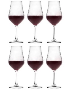 Набор бокалов для вина Тулипа 450 мл 6 шт Crystal bohemia