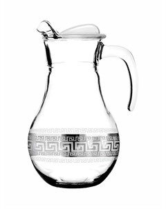 Кувшин для воды стеклянный с алмазной гравировкой Барокко 1000 мл 1 шт Promsiz