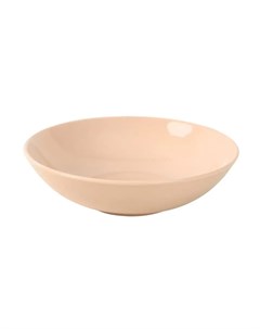 Тарелка для супа Alfa Pudra 20 5 см бежевая Keramika