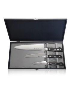 Набор кухонных ножей Японские ножи сталь VG 10 3 ножа Япония DP GIFTSET A Tojiro