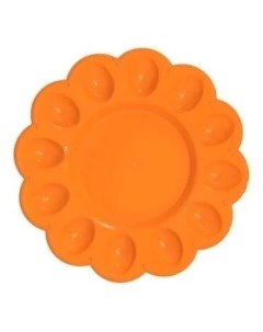 Тарелка для яиц оранжевая 23 см Krismur