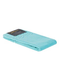 Полотенце для ног Teramo голубой 70x50 см 1 шт Deluna