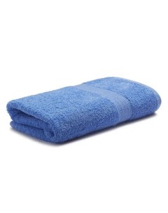 Махровое полотенце 100х180 для бани ванной бассейна хлопок 100 Цвет Голубой Бтк