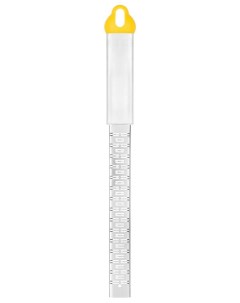 Терка 33 5х3 5х2 см Желтая с ручкой с пластиковым защитным чехлом Elan gallery