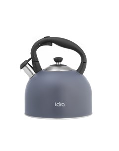 Чайник со свистком LR00 79 темно синий 4 5 л складная ручка индукц капс дно Lara