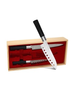 Ножи Minamino 420J2 сталь 3шт Fissman
