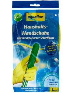 Бытовые резиновые перчатки легкие средний Aqualine