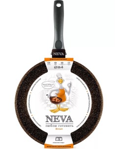 Сковорода универсальная Neva 24 см черный NGB124 Нева-металл