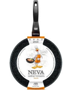 Сковорода универсальная Neva 22 см черный NG022 Нева-металл