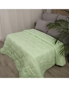 Одеяло 1 5 спальное всесезонное стеганое 145х200 см Бамбук наполнитель 200гр Отк
