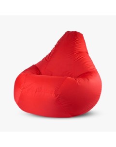 Кресло мешок груша XL Компакт оксфорд красный Happy-puff