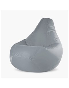 Кресло мешок груша XL Компакт оксфорд серый Happy-puff