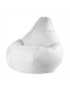 Кресло мешок груша XL Компакт оксфорд белый Happy-puff