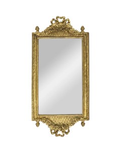 Зеркало интерьерное настенное в золотой раме 19 х 40 см Гласар