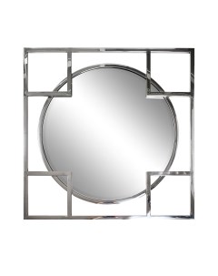 KFE1120 Зеркало квадратное в металл раме цвет хром 83 83см Garda decor