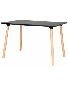 Обеденный стол Morton 120х80 см меламин черный PW 036 1 BLACK Storeforhome