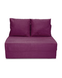 Диван кровать бескаркасный Окта 260252030076 80x100x120 см Фиолетовый Wowpuff