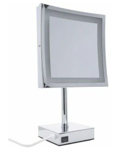 Косметическое зеркало 2205D 21 5 см с LED подсветкой Aquanet