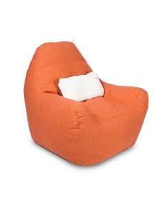 Кресло мешок ЭДЕМ 250201130050 100x90x90 см Оранжевый Wowpuff