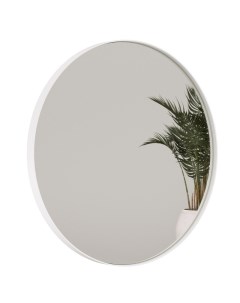 Зеркало настенное RAUNTEL White M 80х80 см в белой металлической раме Genglass