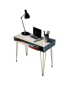 Стол письменный компьютерный в стиле лофт PSLg900 450 750 Woodsteel