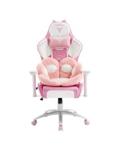 Кресло компьютерное игровое KITTY MEOW Edition Pink Zone 51