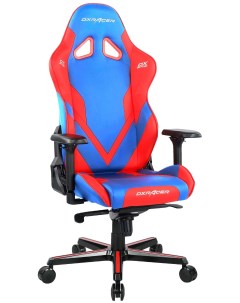 Игровое кресло G8200 сине красное OH G8200 BR кожа PU 4D мультиблок Dxracer