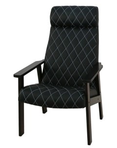 Кресло Вилора c прострочкой max0003 6 Luxa black Венге Максима