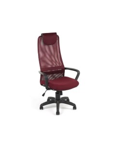 Кресло для руководителя Фокс PL Ткань сетка бордовая Экспресс офис