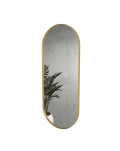Зеркало настенное NOLVIS Gold M 136x51 см в золотой металлической раме Genglass