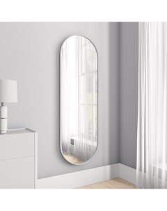 Зеркало настенное NOLVIS White L 180х60 см GGM 16 3 3 дизайнерское в белой раме Genglass