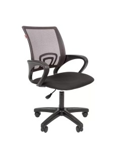 Кресло офисное 304 LT серое черное сетка ткань пластик 1125791 Easy chair