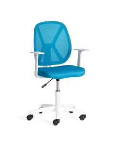 Компьютерное кресло Play White ткань синий Tetchair