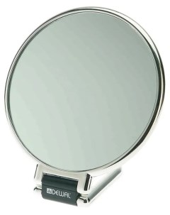 Зеркало настольное серебристое 14 см Dewal