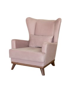 Кресло Людвиг 80341568 бледно розовый коричневый Hoff
