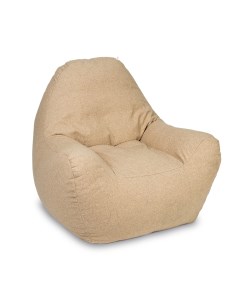 Кресло мешок Эдем 250201130082 100x90x90 см Песочный Wowpuff