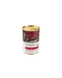 Фасоль красная натуральная крупная консервированная 400 г Вкусвилл