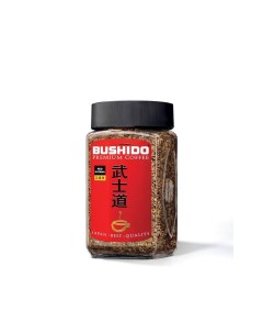 Кофе Bushido Red Katana растворимый 100г Nobrand