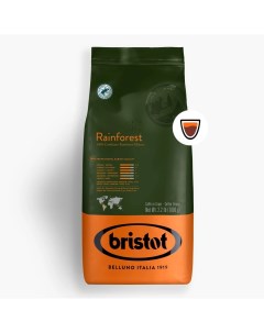 Кофе в зёрнах Rainforest 1 кг Bristot