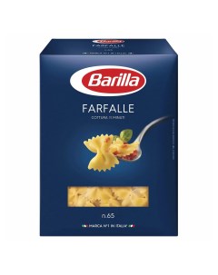 Макаронные изделия Farfalle n 65 из твёрдых сортов пшеницы 400 г х 12 шт Barilla