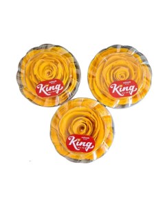 Набор из 3 упаковок сушеного манго KING в форме розы 3 банки по 400 г King nafoods group