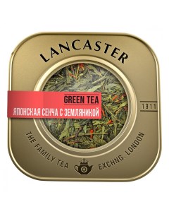 Чай Японская сенча с земляникой зеленый листовой с добавками 75 г Lancaster