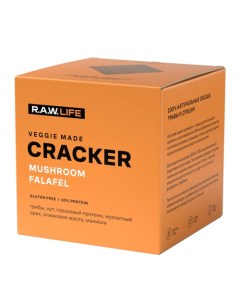 Крекеры Raw Life Enjoy Crack Mushroom falafel безглютеновые 75 г 2шт R.a.w. life
