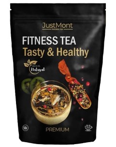 Чай зеленый Фитнес Tea ягодный сбор весовой листовой напиток 50 гр Justmont