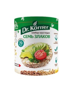 Хлебцы хрустящие Dr Korner Семь злаков 100 г 4 шт Dr.korner