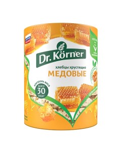 Хлебцы хрустящие Dr Korner Злаковый коктейль медовый 100 г 4 шт Dr.korner