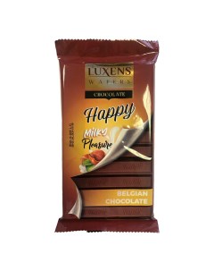Шоколад молочный 110 г Luxens happy