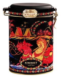 Цейлонский черный чай в подарочной жестяной упаковке Цейлонская шкатулка 150 г Kwinst