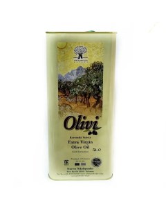Оливковое масло фермерское жест банка 5 л Оливи