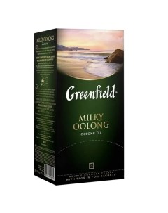 Чай Milky Oolong улун с добавками 25 пакетиков по 2 г 2шт Greenfield
